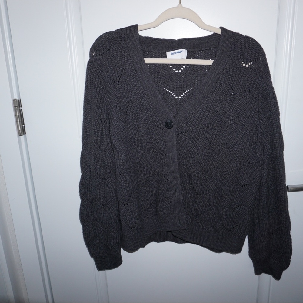 Old navy gray cardigan